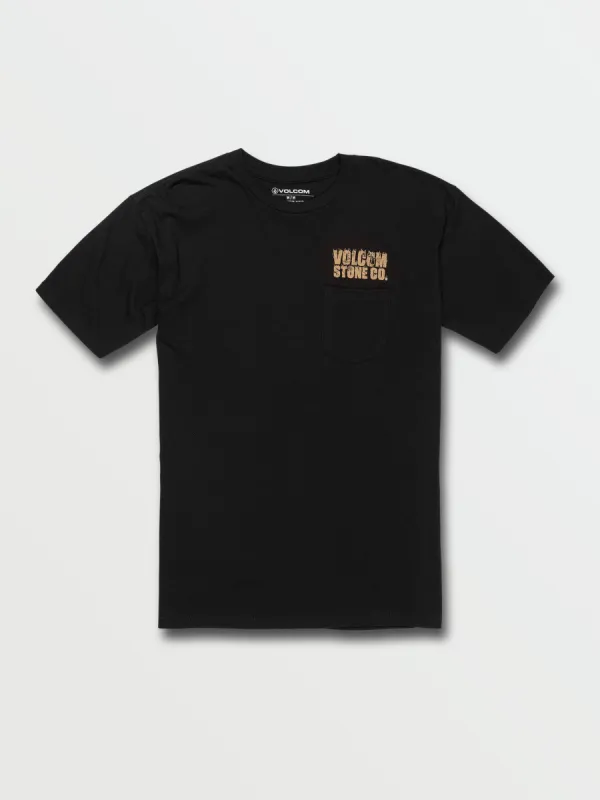 Heater Short Sleeve Tee - Black sold by Volcom