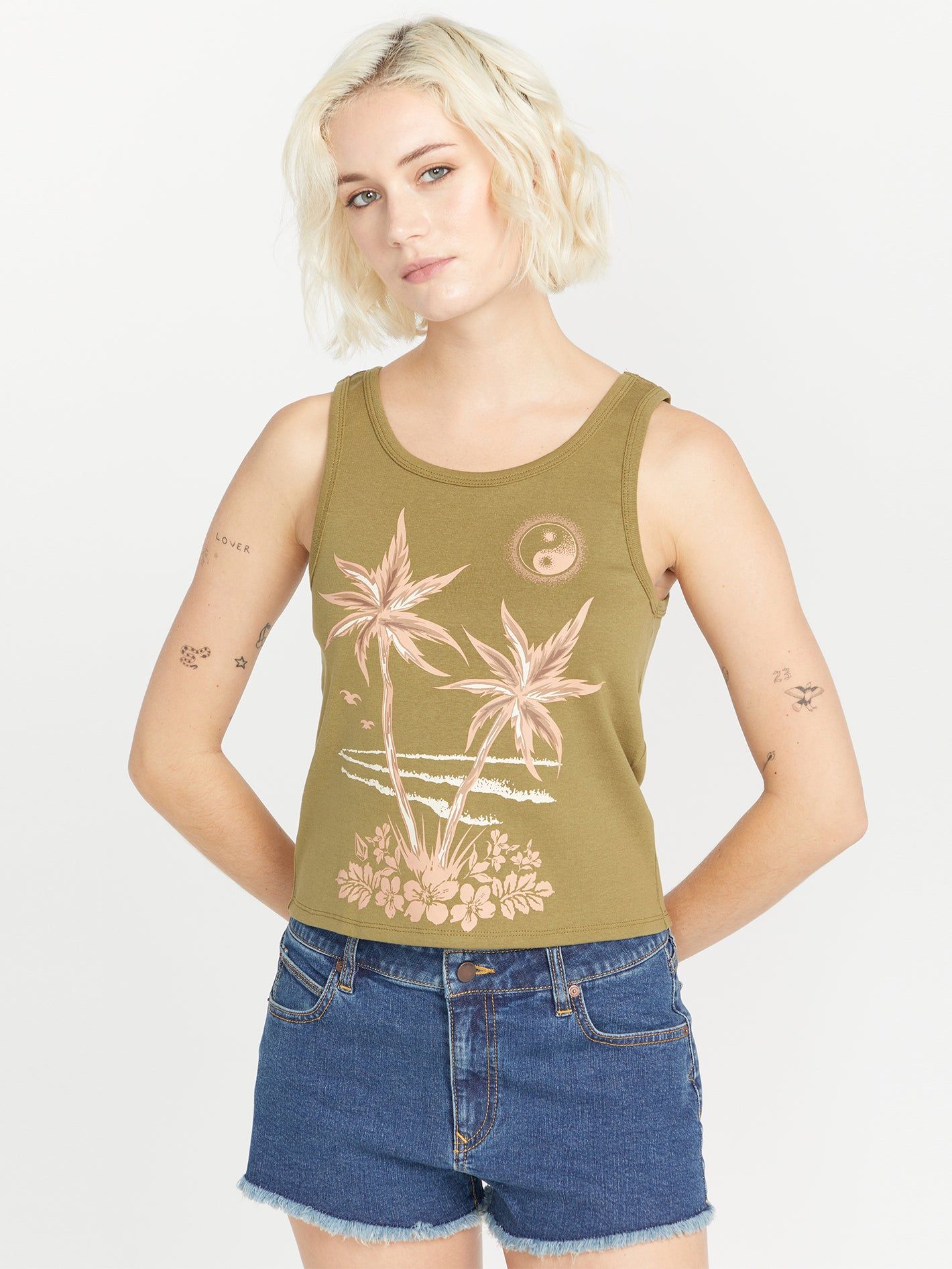 That One Baby Tank - Moss sold by Volcom product image thumbnail 3