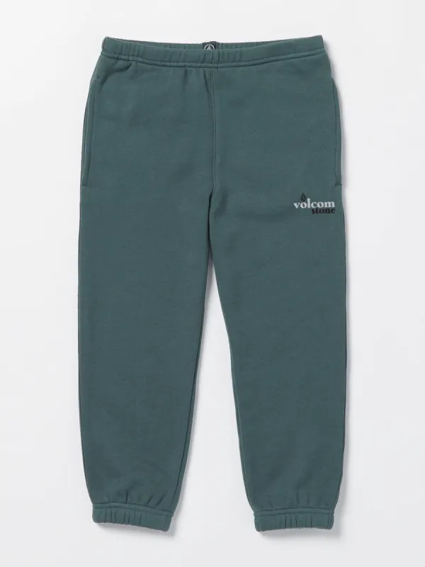 Little Boys Stone Bubbled Elastic Waist Pants - Dark Slate sold by Volcom