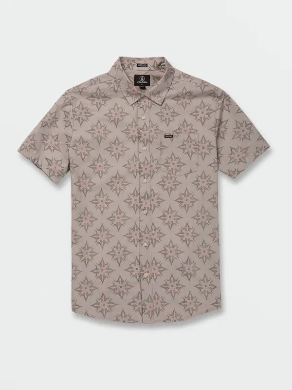 Throwing Star Short Sleeve Shirt - Tower Grey sold by Volcom