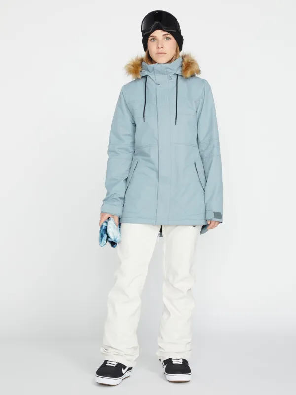 Womens Fawn Insulated Jacket - Green Ash (2022) sold by Volcom