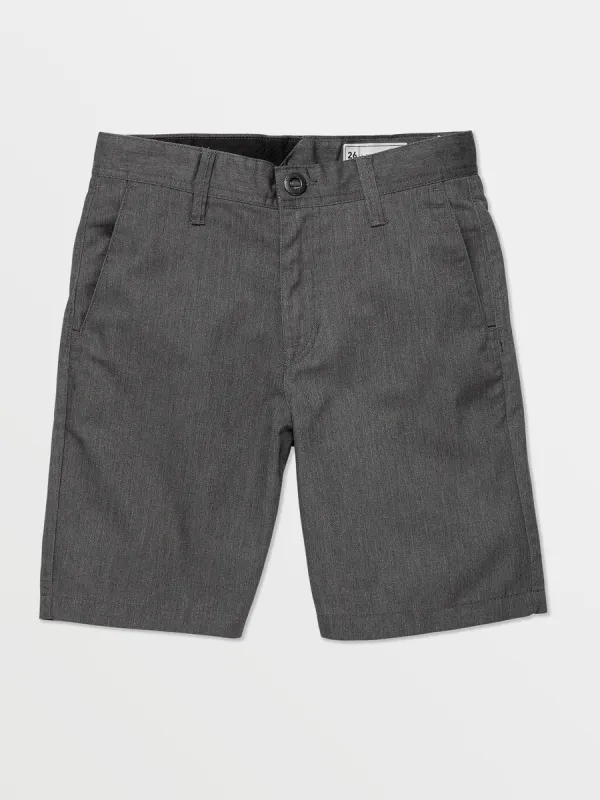 Big Boys Frickin Chino Shorts - Charcoal Heather sold by Volcom