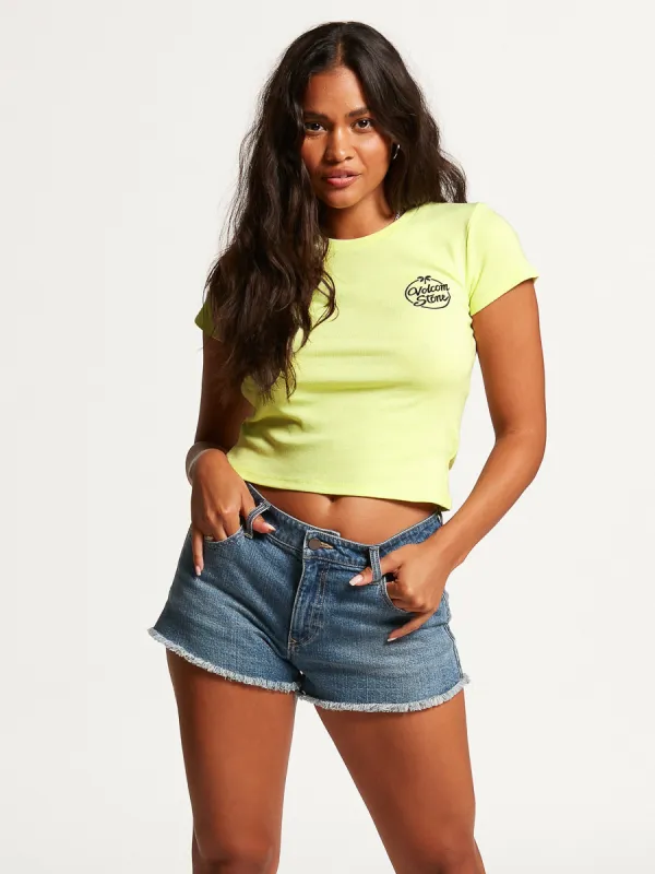 Have A Clue Short Sleeve - Lime Ice sold by Volcom