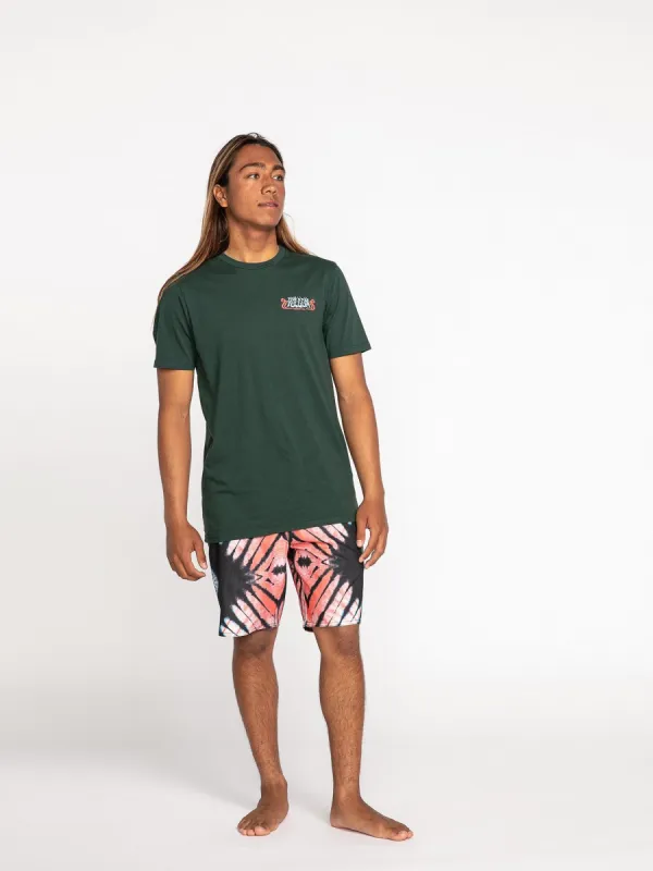 Subterraner Short Sleeve Tee - Cedar Green sold by Volcom