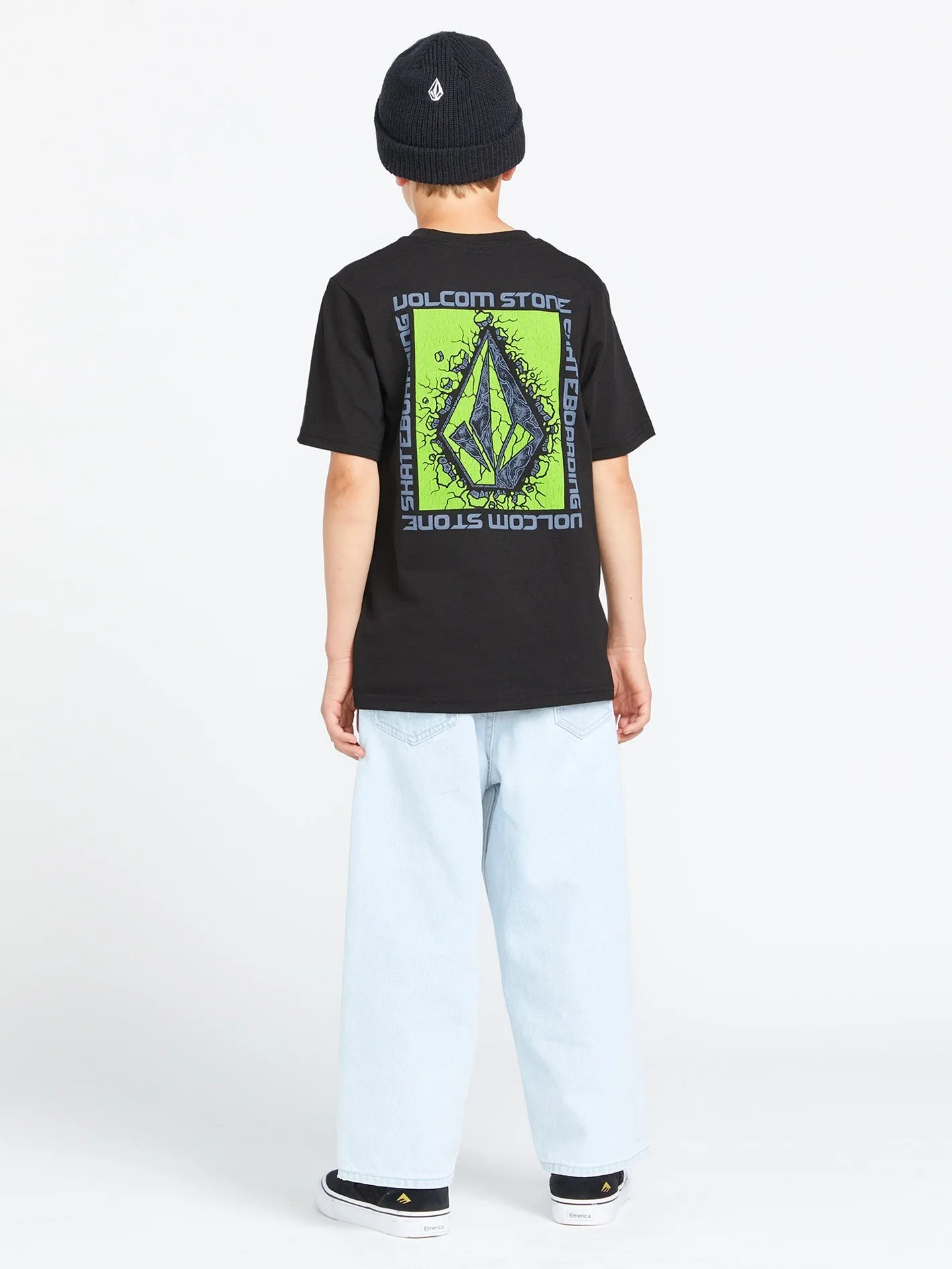 Little Boys Stone Breakage Short Sleeve Tee - Black sold by Volcom product image thumbnail 2