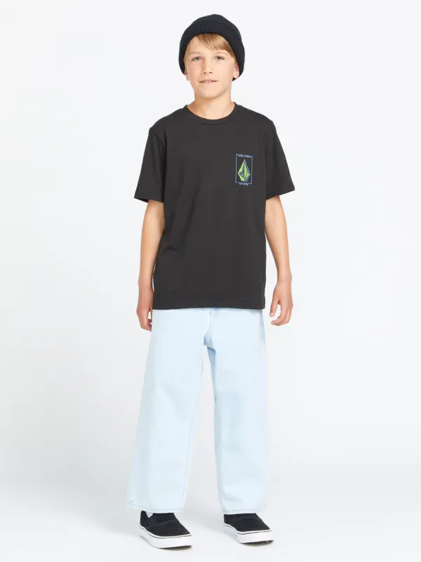 Little Boys Stone Breakage Short Sleeve Tee - Black sold by Volcom