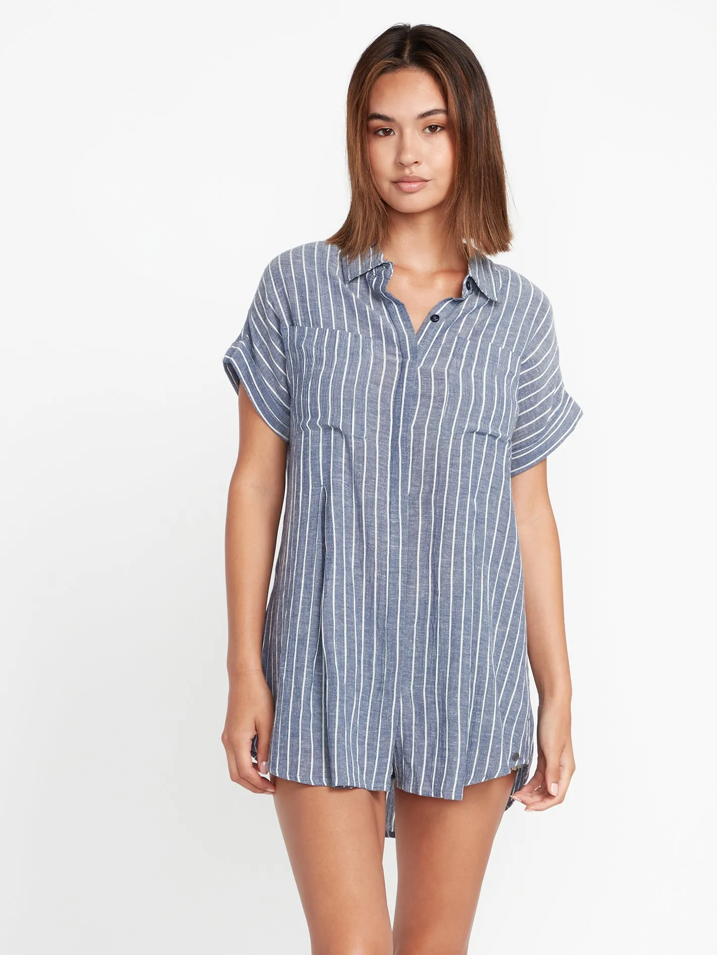 Coco Ho Sun Tunic Shirt - Navy sold by Volcom product image thumbnail 3