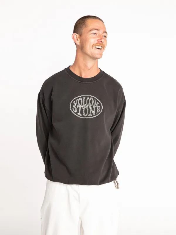 Lifer Crew Sweatshirt - Storm Cloud made by Volcom