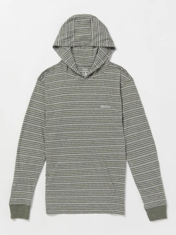 Static Stone Hooded Long Sleeve Shirt - Stealth sold by Volcom