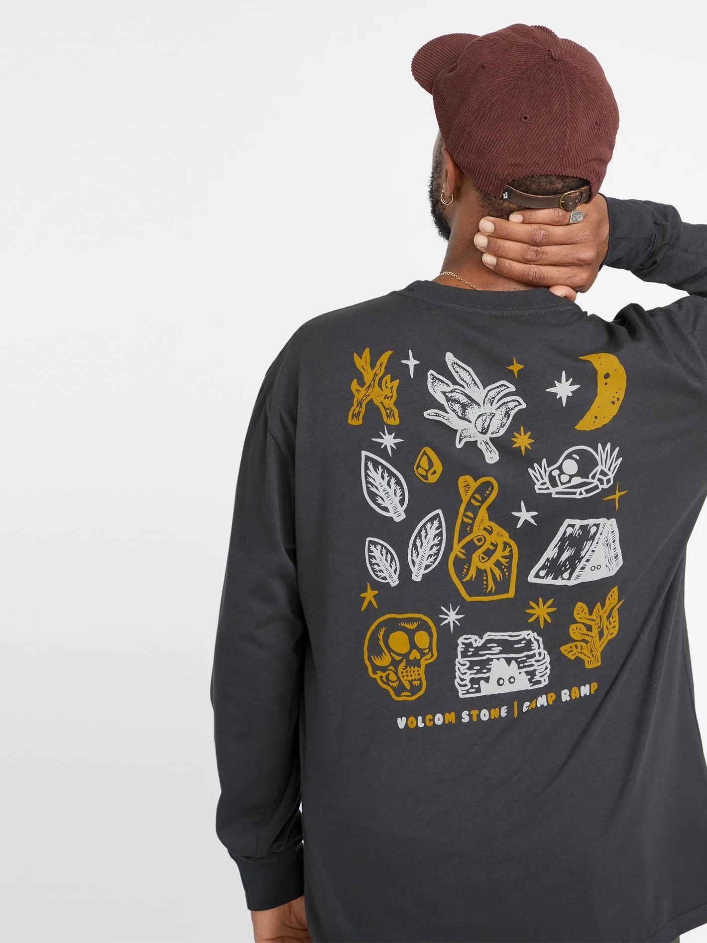 Volcom Entertainment Fat Tony Long Sleeve Tee - Stealth sold by Volcom