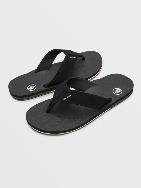 Victor Sandals - Black sold by Volcom