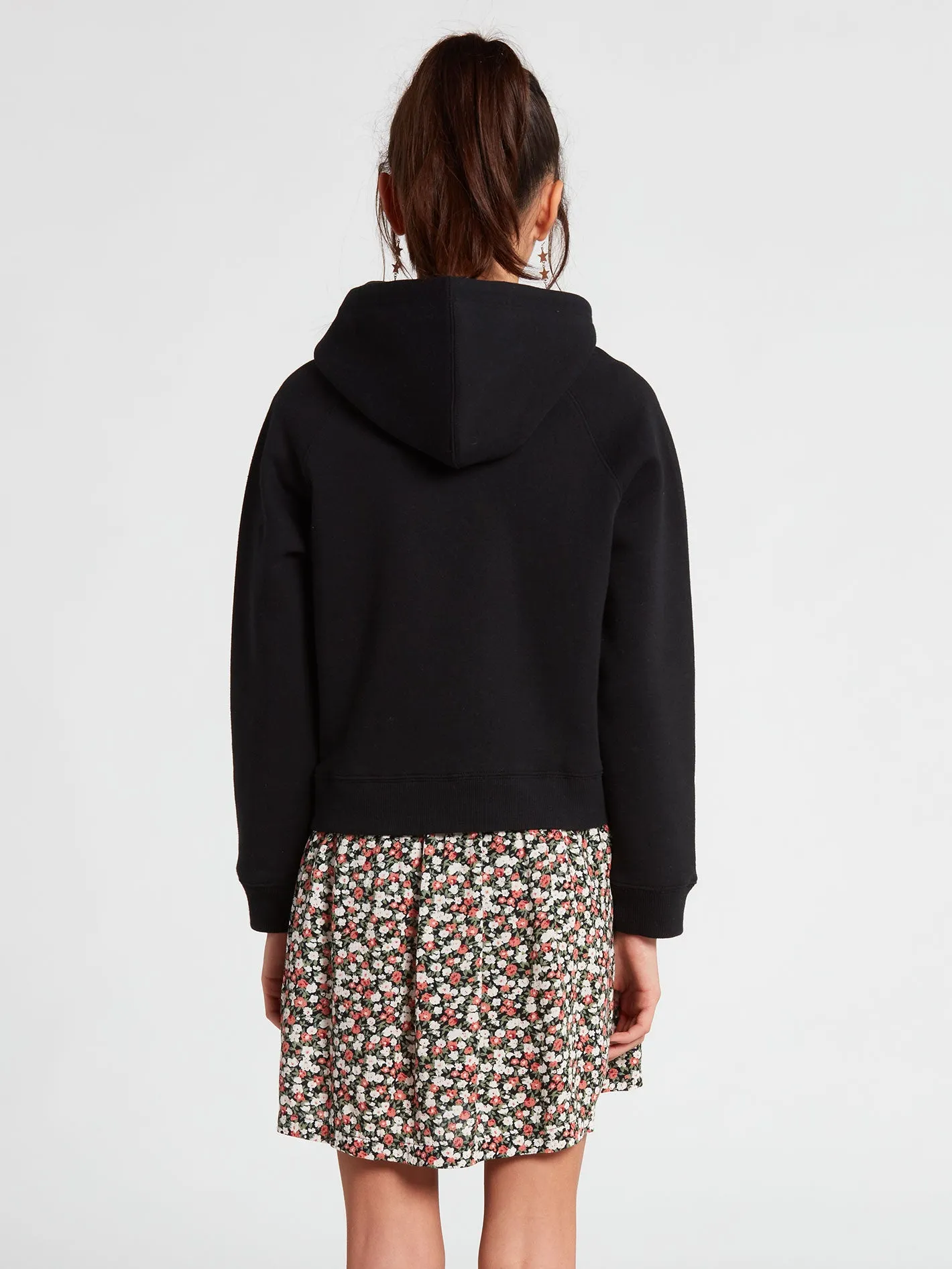 Big Girls Truly Stokin Hoodie - Black Combo sold by Volcom product image thumbnail 2
