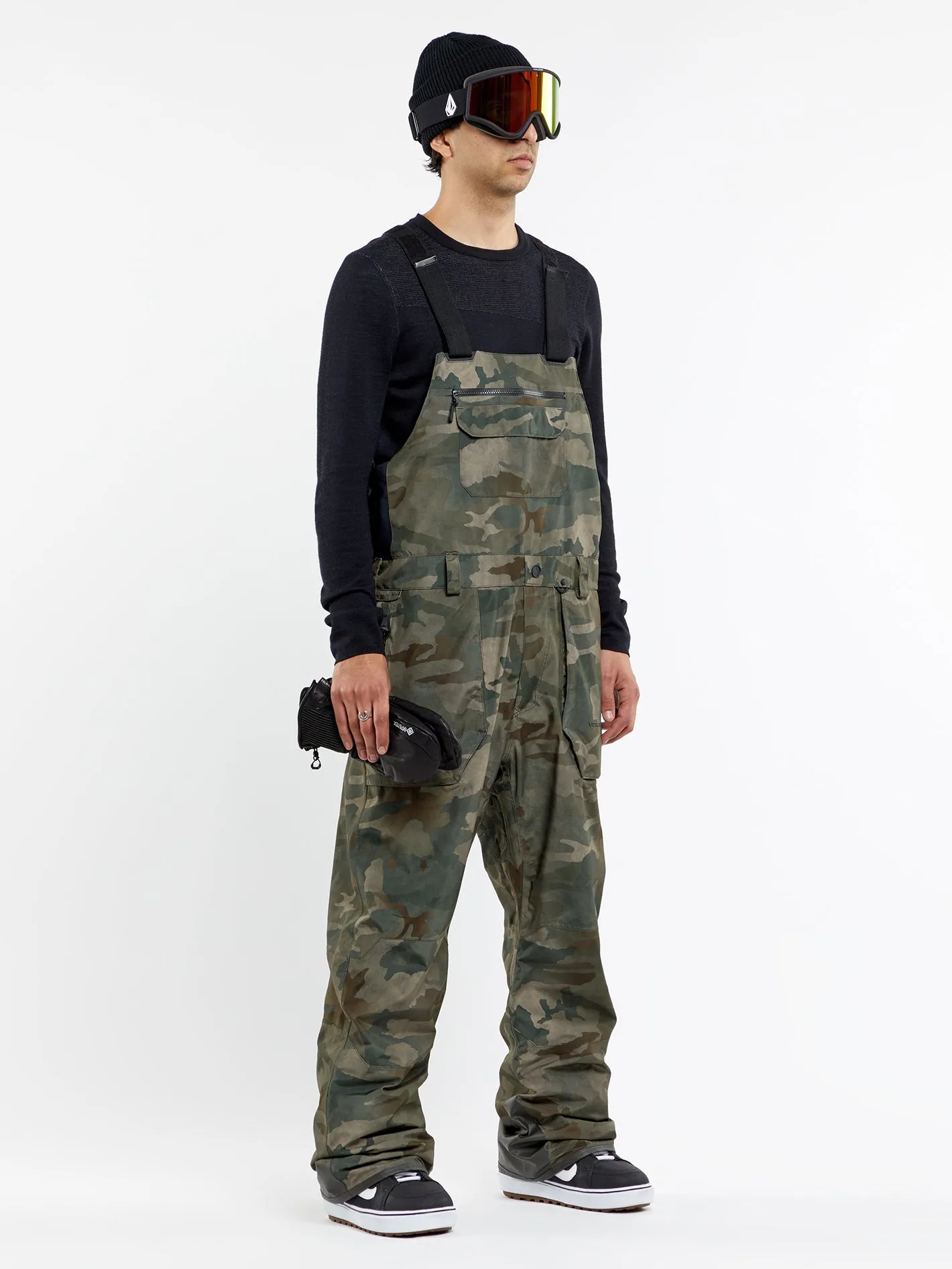 Mens Rain Gore-Tex Bib Overalls - Cloudwash sold by Volcom