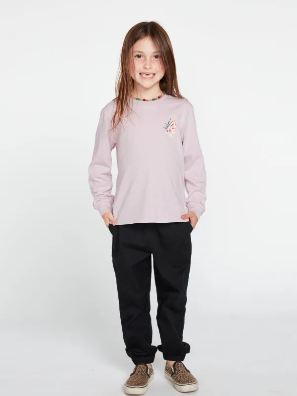 Girls Made From Stoke Long Sleeve Tee - Lavender sold by Volcom