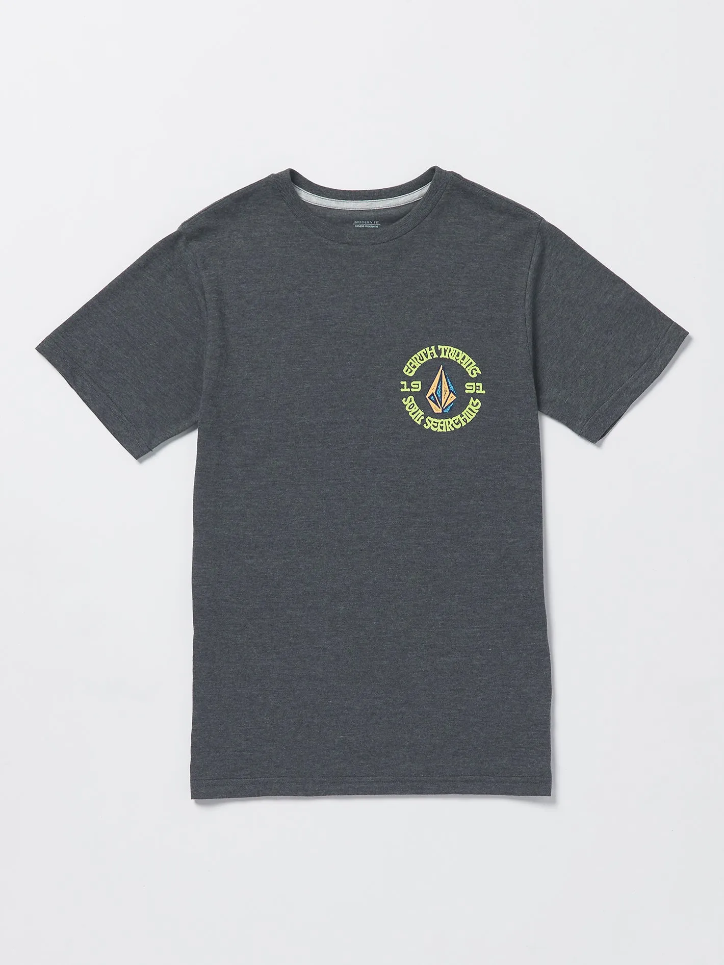 Big Boys Fried Short Sleeve Tee - Dark Black Heather sold by Volcom product image thumbnail 3