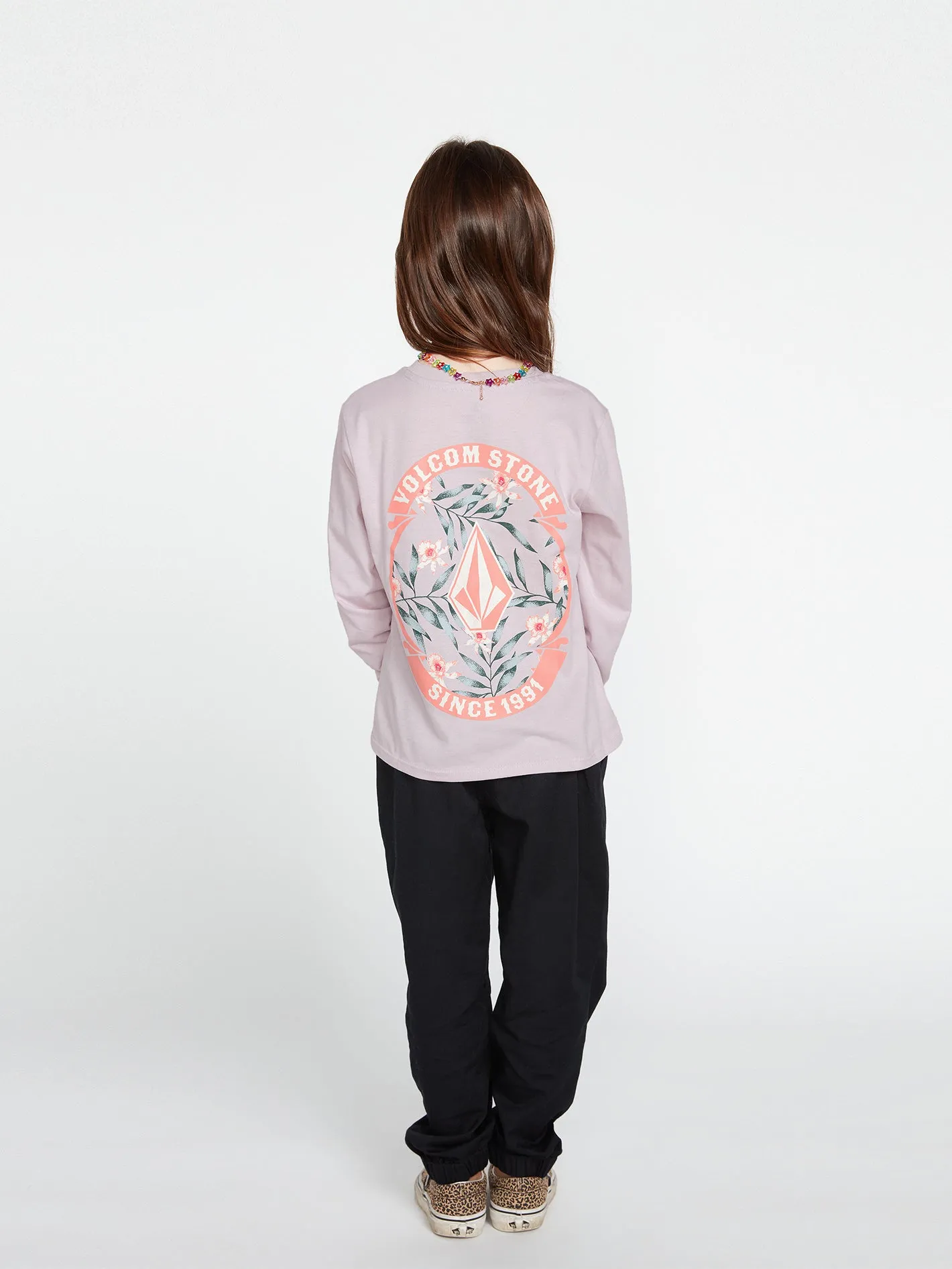 Girls Made From Stoke Long Sleeve Tee - Lavender sold by Volcom product image thumbnail 2