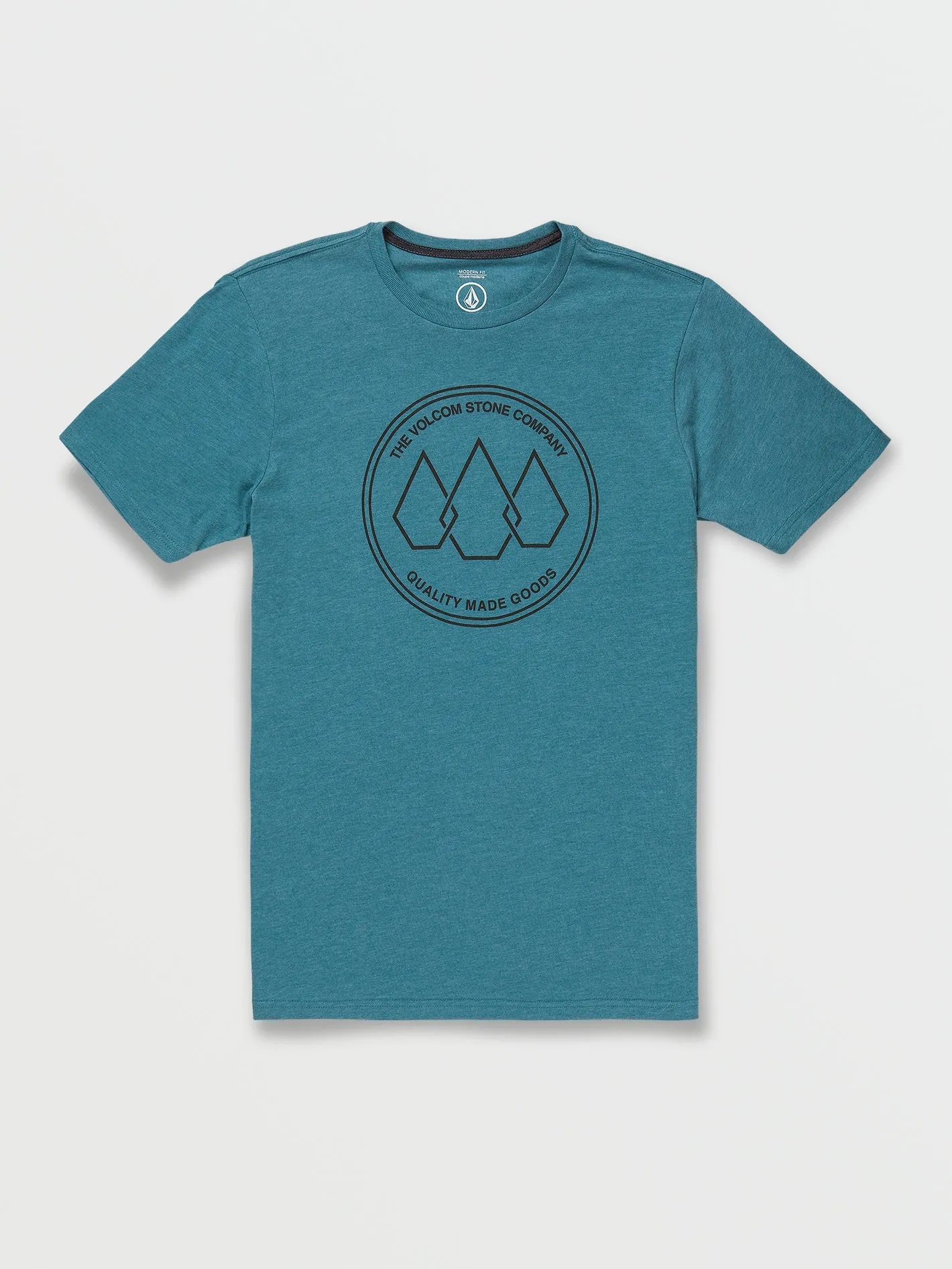 Stone Link Short Sleeve Tee - Carribean Heather sold by Volcom