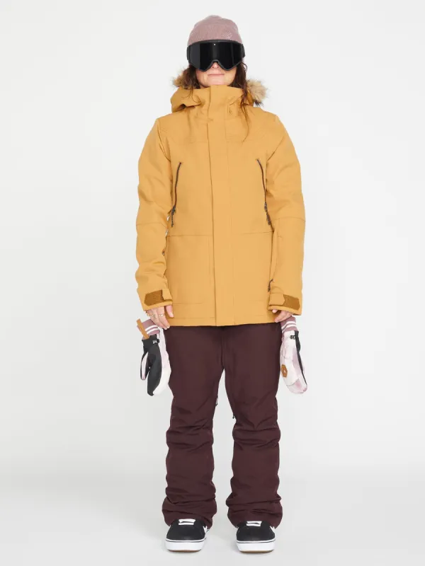 Womens Shadow Insulated Jacket - Caramel (2022) sold by Volcom