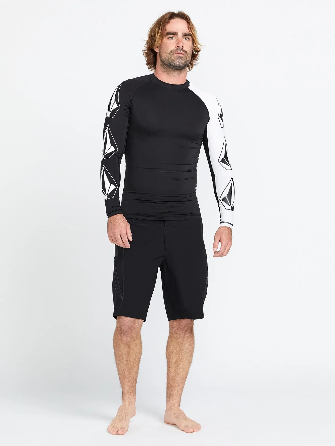 Surf Vitals Jack Robinson Long Sleeve Rashguard - Black sold by Volcom product image thumbnail 3