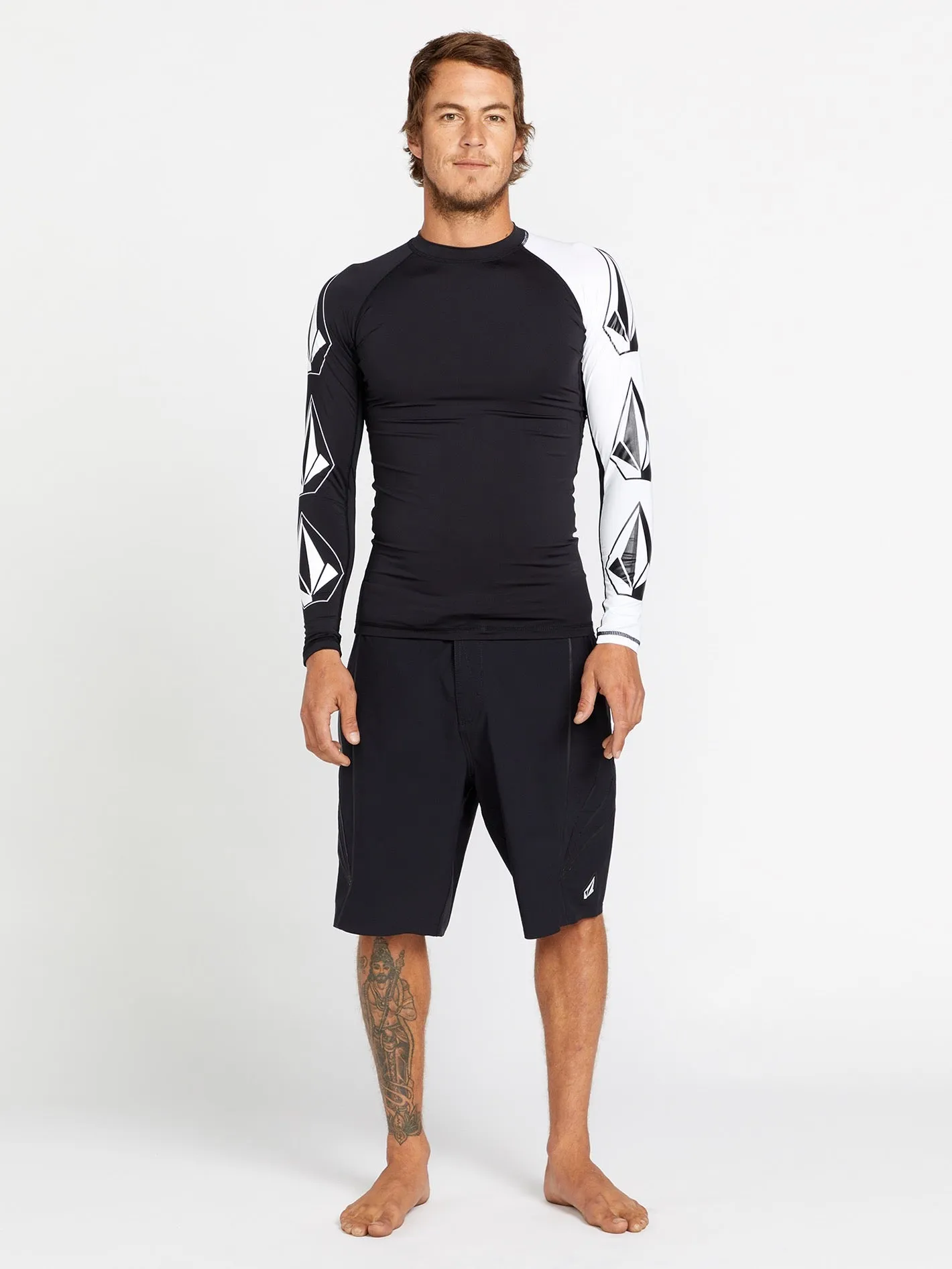 Surf Vitals Jack Robinson Long Sleeve Rashguard - Black sold by Volcom product image thumbnail 5