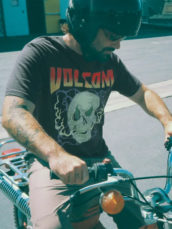 Stoned To The Bone Short Sleeve Tee - Stealth sold by Volcom