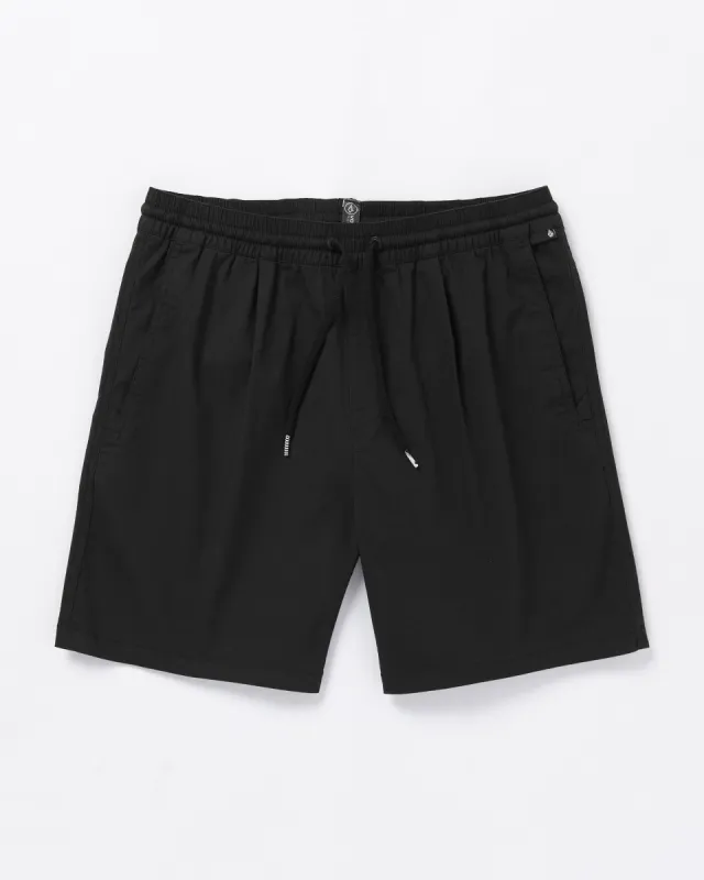 Villa Rue Elastic Waist Shorts - Black sold by Volcom