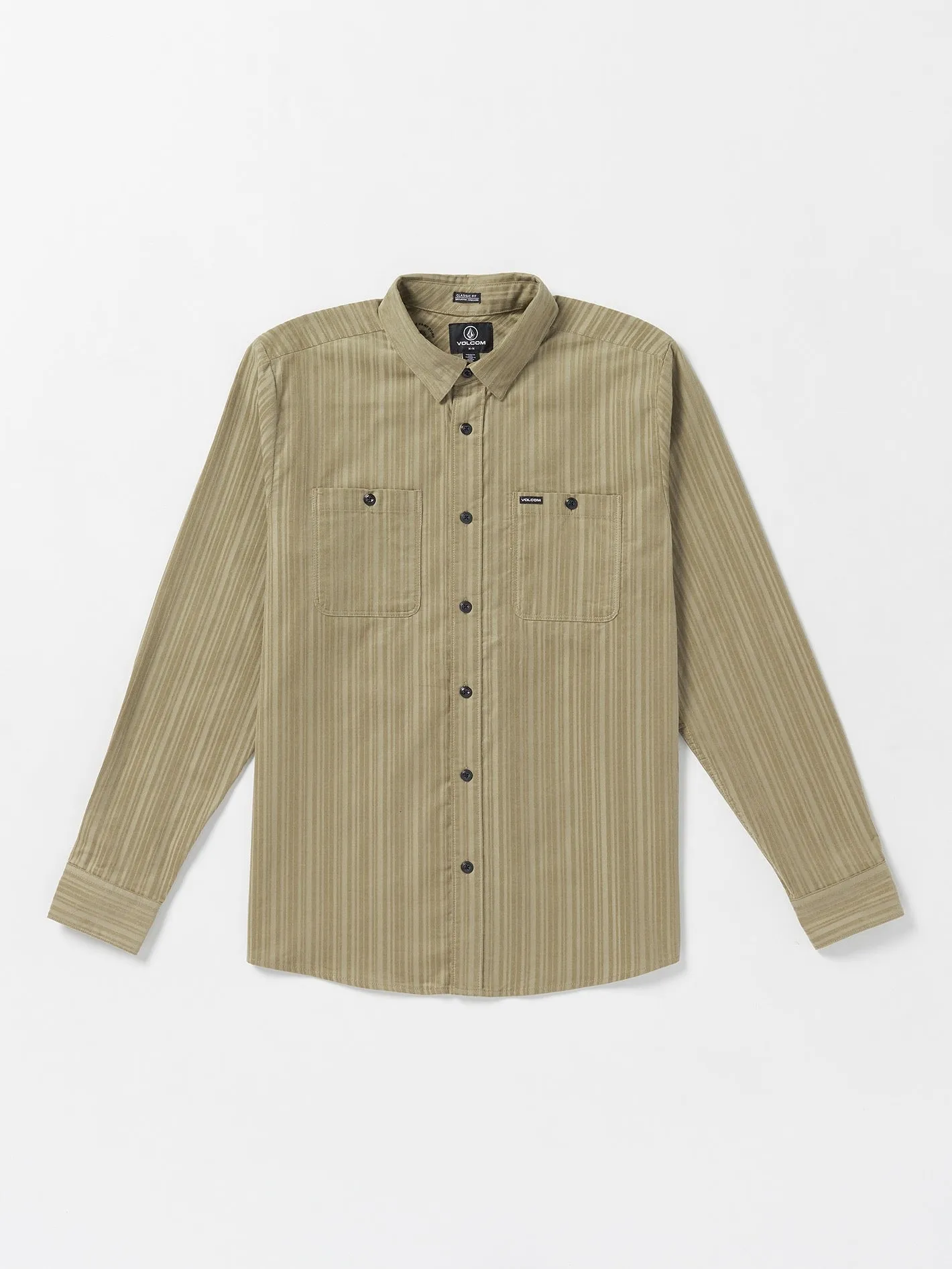 Volcom Entertainment Fat Tony Woven Long Sleeve Shirt - Khaki sold by Volcom product image thumbnail 4