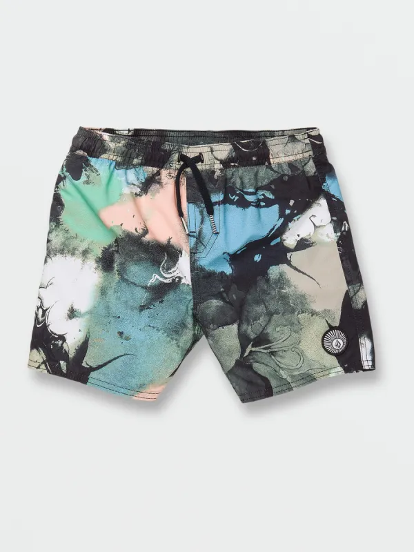 Little Boys Polly Pack Trunks - Navy sold by Volcom