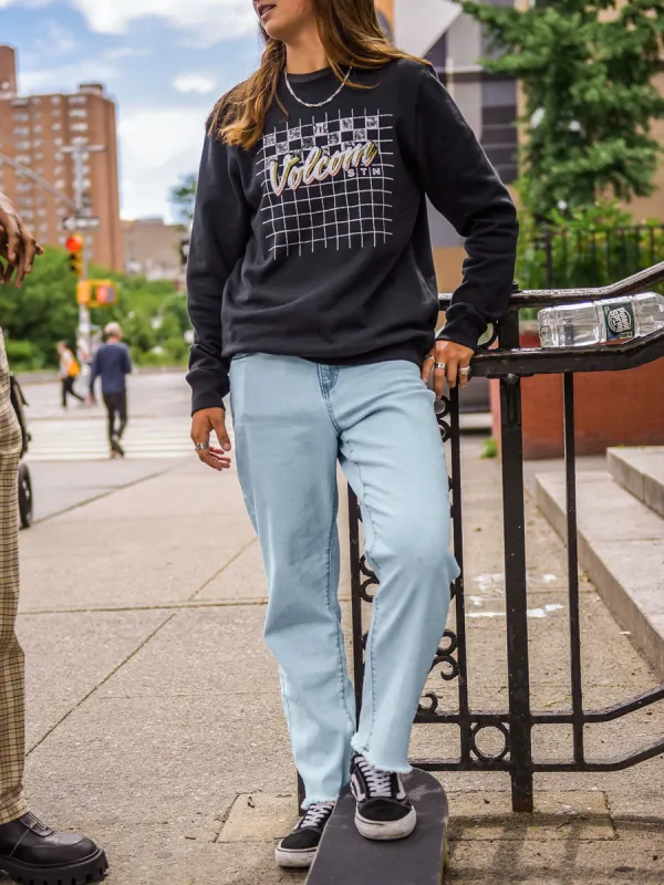 Stoned Straight Jeans - Retro Blue sold by Volcom