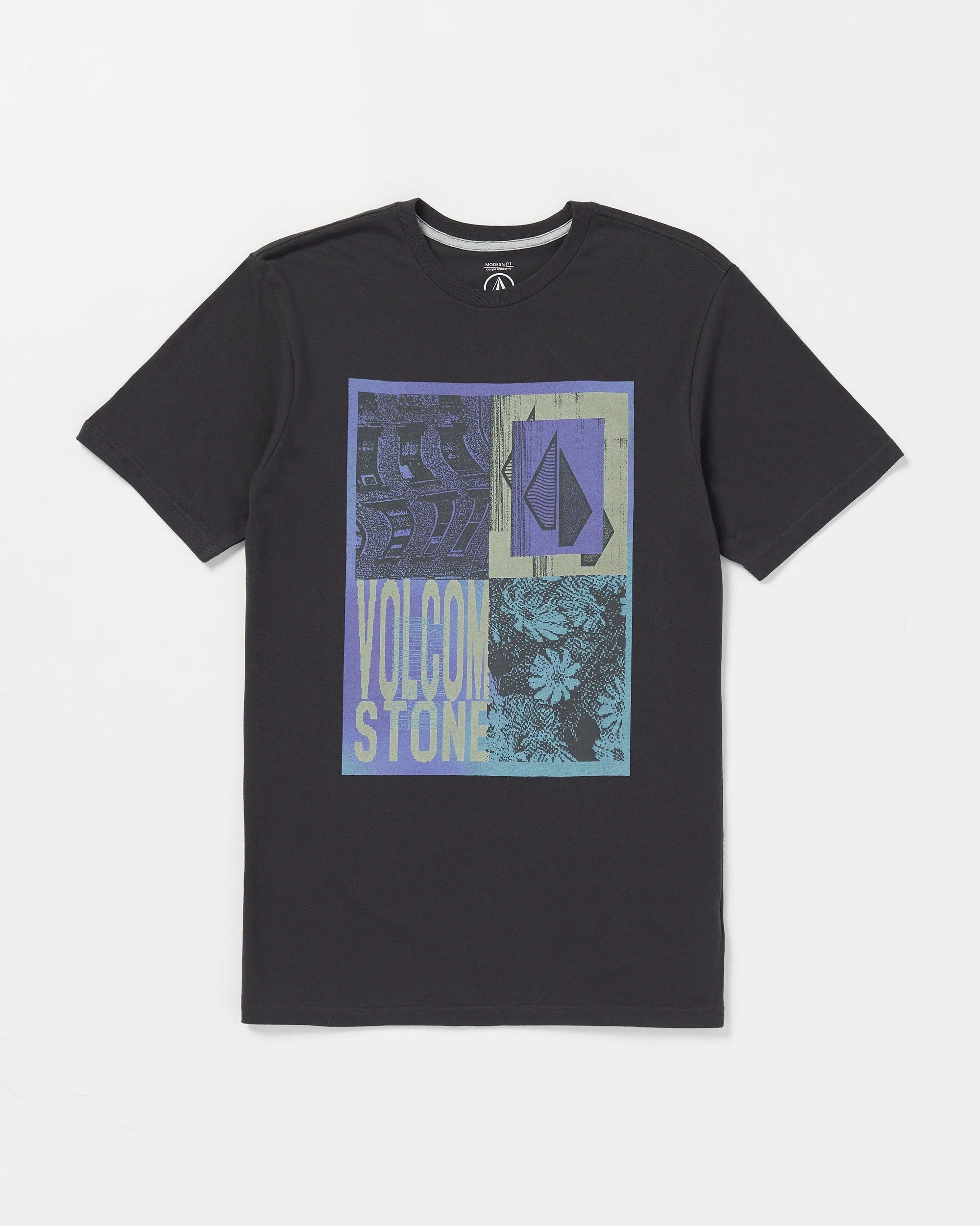 Quadrant Short Sleeve Tee - Washed Black Heather sold by Volcom