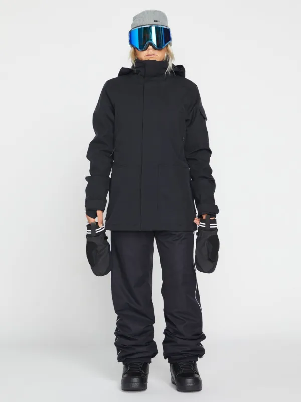 Womens T.T.T. 4-In-1 Jacket - Black (2022) sold by Volcom