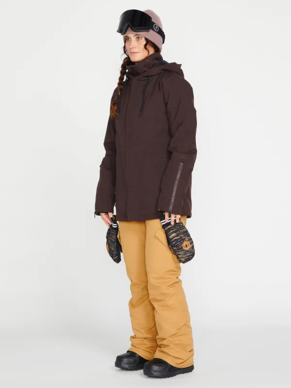 Womens Sherwin Insulated Jacket - Black Plum (2022) sold by Volcom