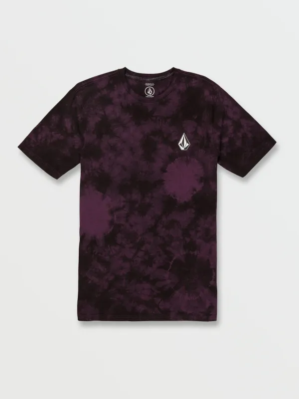 Iconic Stone Dye Short Sleeve Tee - Mulberry sold by Volcom