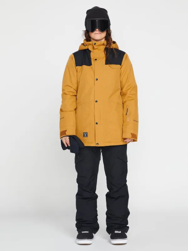 Womens Ell Insulated Gore-Tex Jacket - Caramel (2022) sold by Volcom