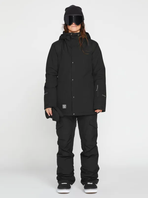 Womens Ell Insulated Gore-Tex Jacket - Black (2022) sold by Volcom
