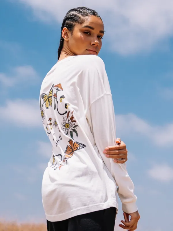 Werking Doubles Long Sleeve Tee - Star White sold by Volcom