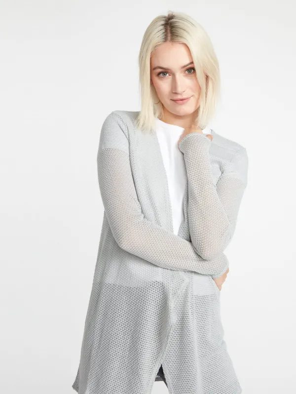 Go Go Wrap Cardigan - Daze Grey sold by Volcom