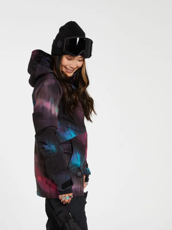 Womens 3D Stretch Gore Jacket - Blue Tie-Dye (2022) sold by Volcom