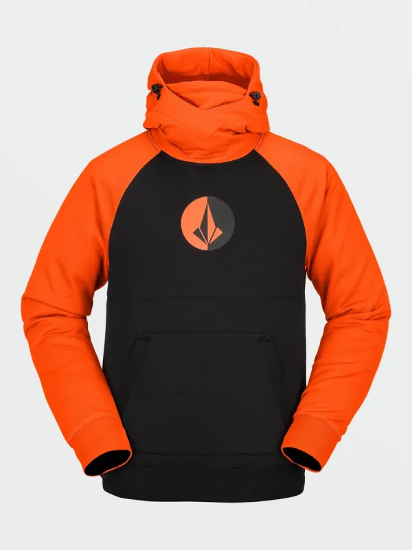 Mens Hydro Riding Hoodie - Orange Shock (2022) sold by Volcom