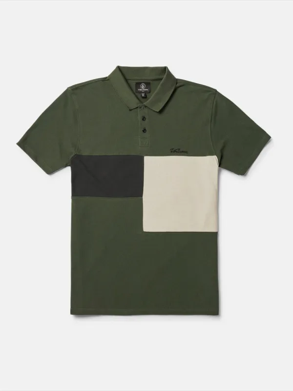 Stoney Baloney Polo Short Sleeve Shirt - Squadron Green sold by Volcom