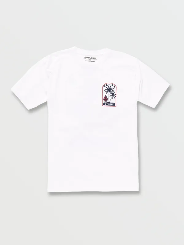 Island Dazer Short Sleeve Tee - White sold by Volcom