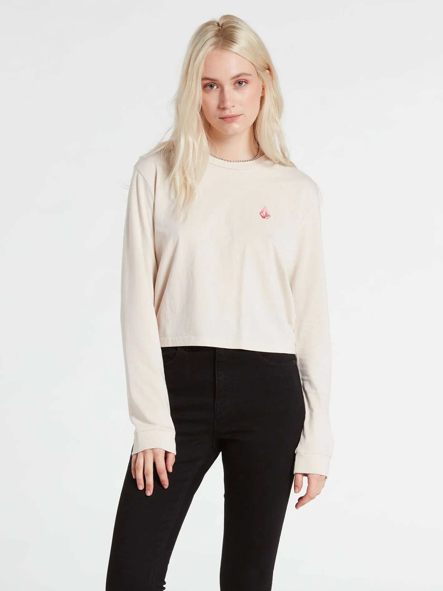 The Volcom Stones Long Sleeve Tee - Bone sold by Volcom