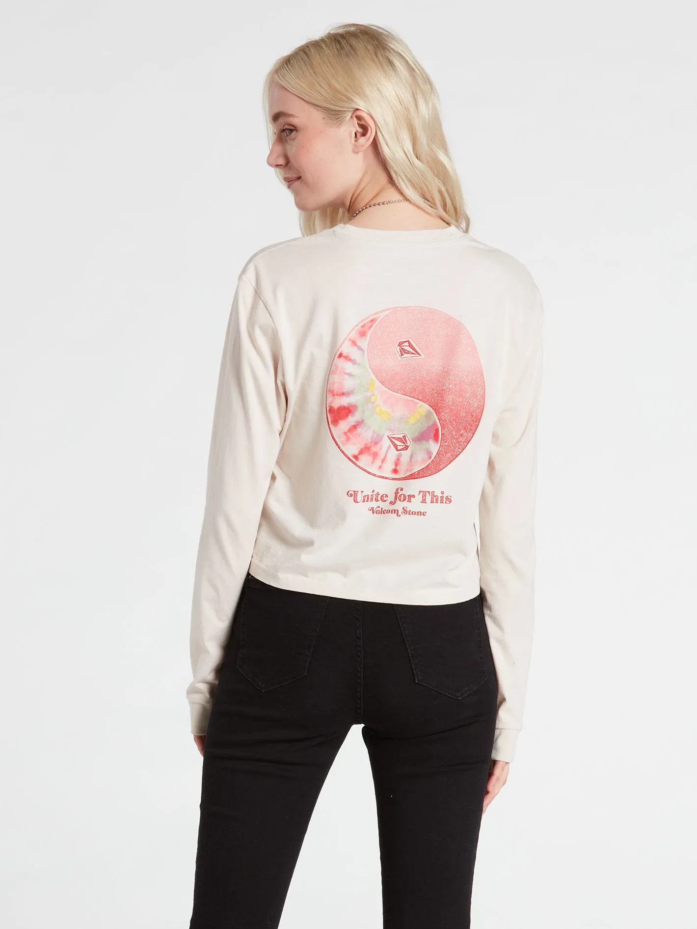 The Volcom Stones Long Sleeve Tee - Bone sold by Volcom product image thumbnail 2