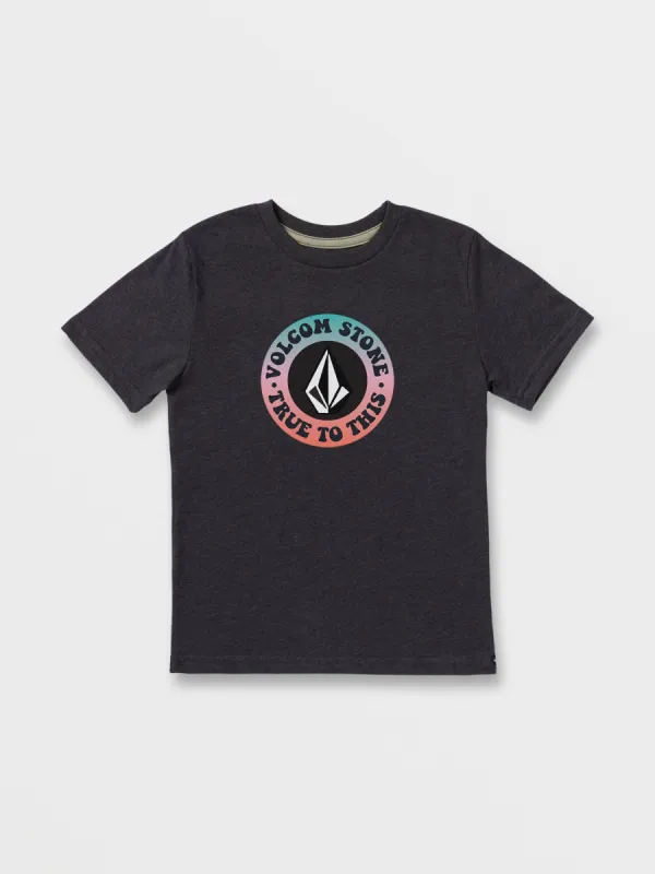 Little Boys Coaster Guardian Tee - Dark Black Heather made by Volcom
