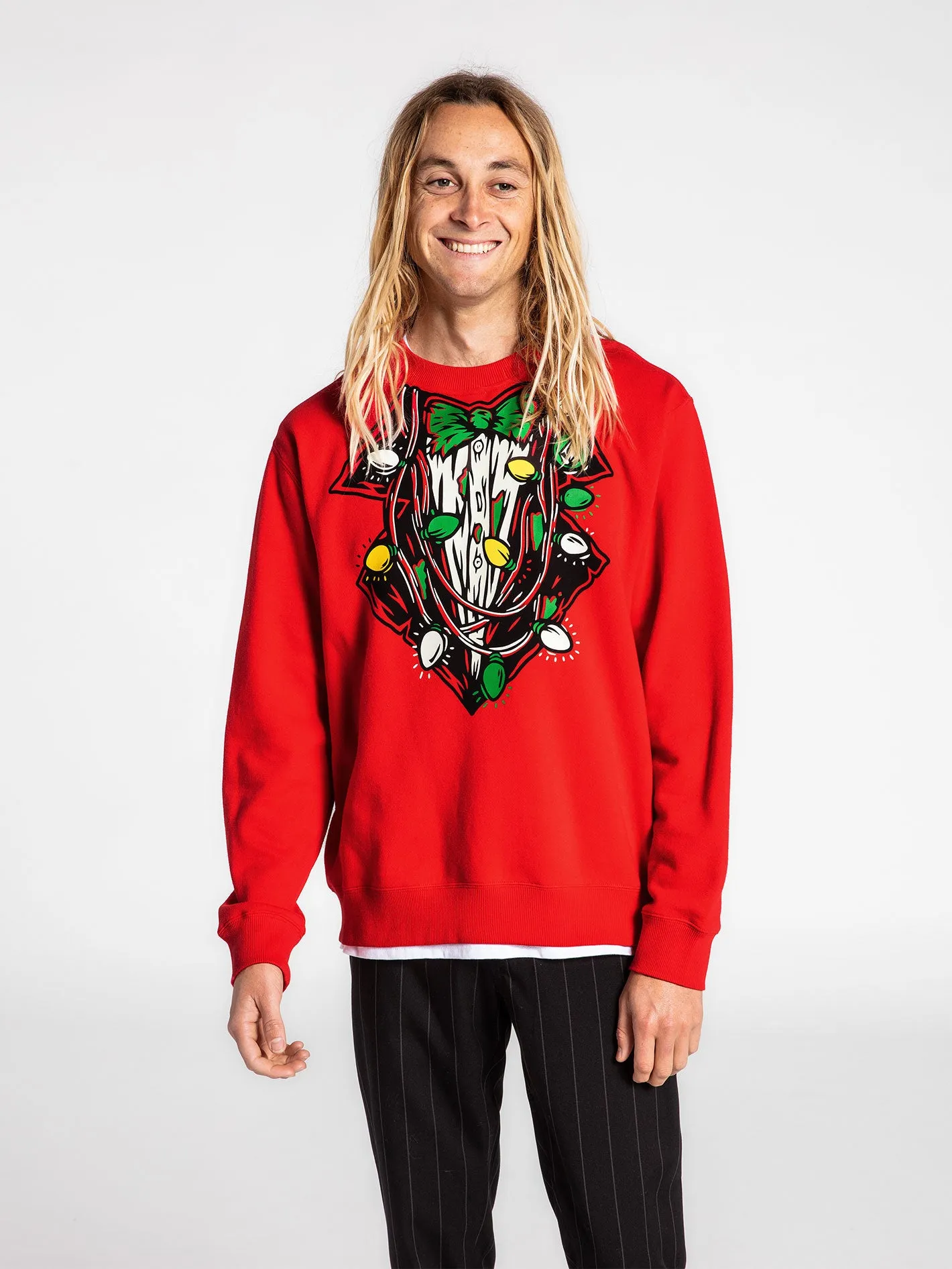 Christmas Crew Sweatshirt - Ribbon Red sold by Volcom product image thumbnail 2