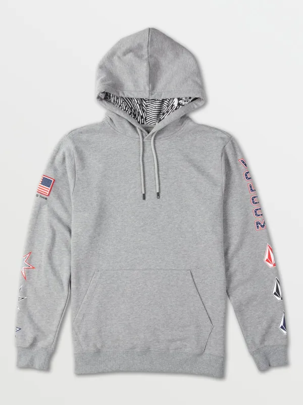 USST Iconic Stone Pullover - Heather Grey (2022) sold by Volcom