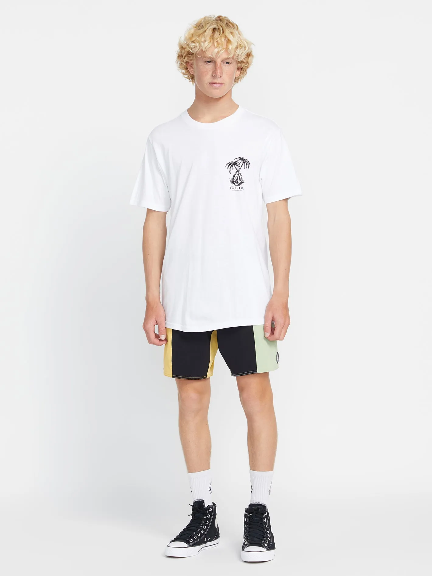 Glassy Daze Short Sleeve Tee - White sold by Volcom product image thumbnail 3