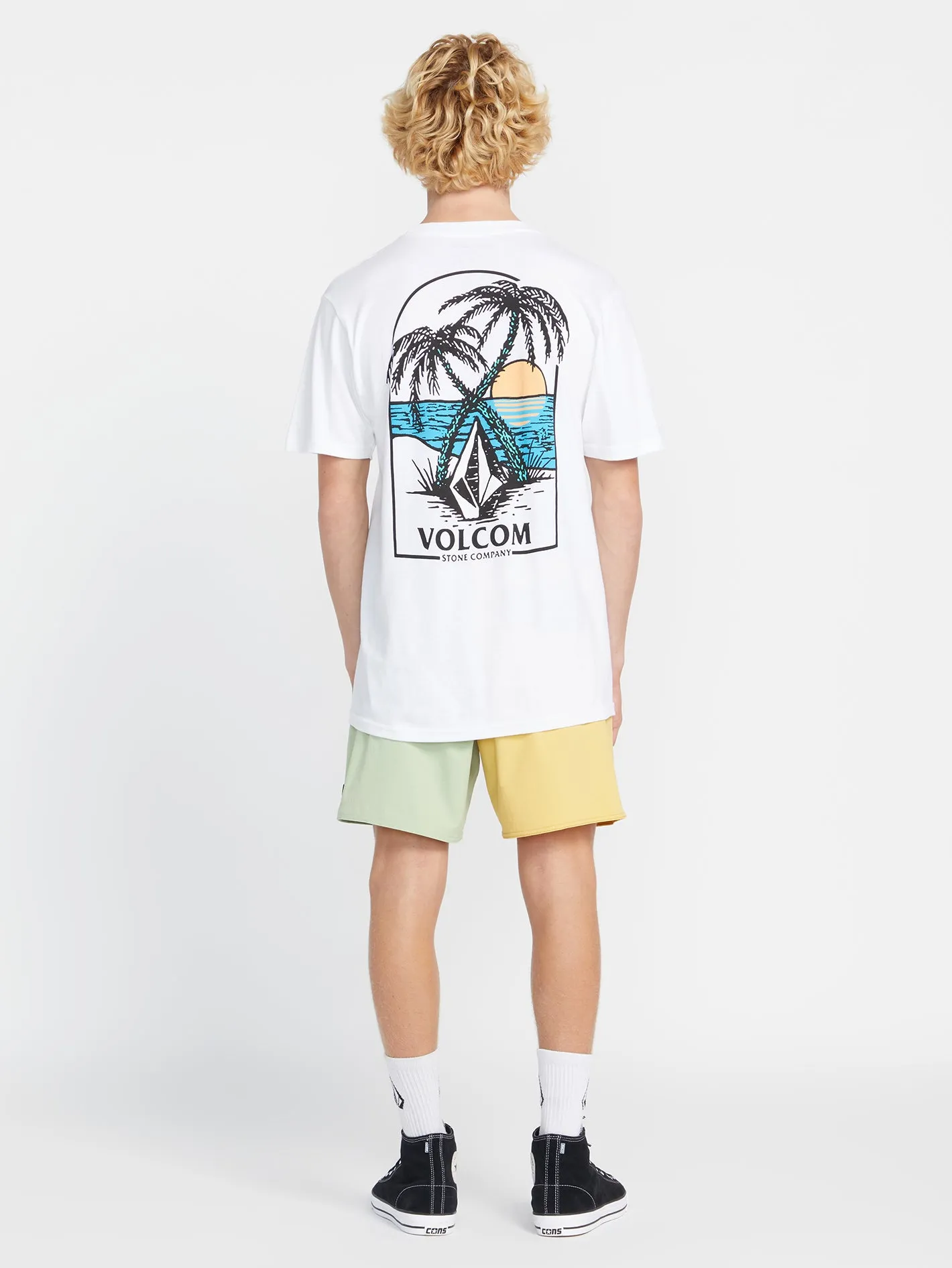 Glassy Daze Short Sleeve Tee - White sold by Volcom product image thumbnail 4