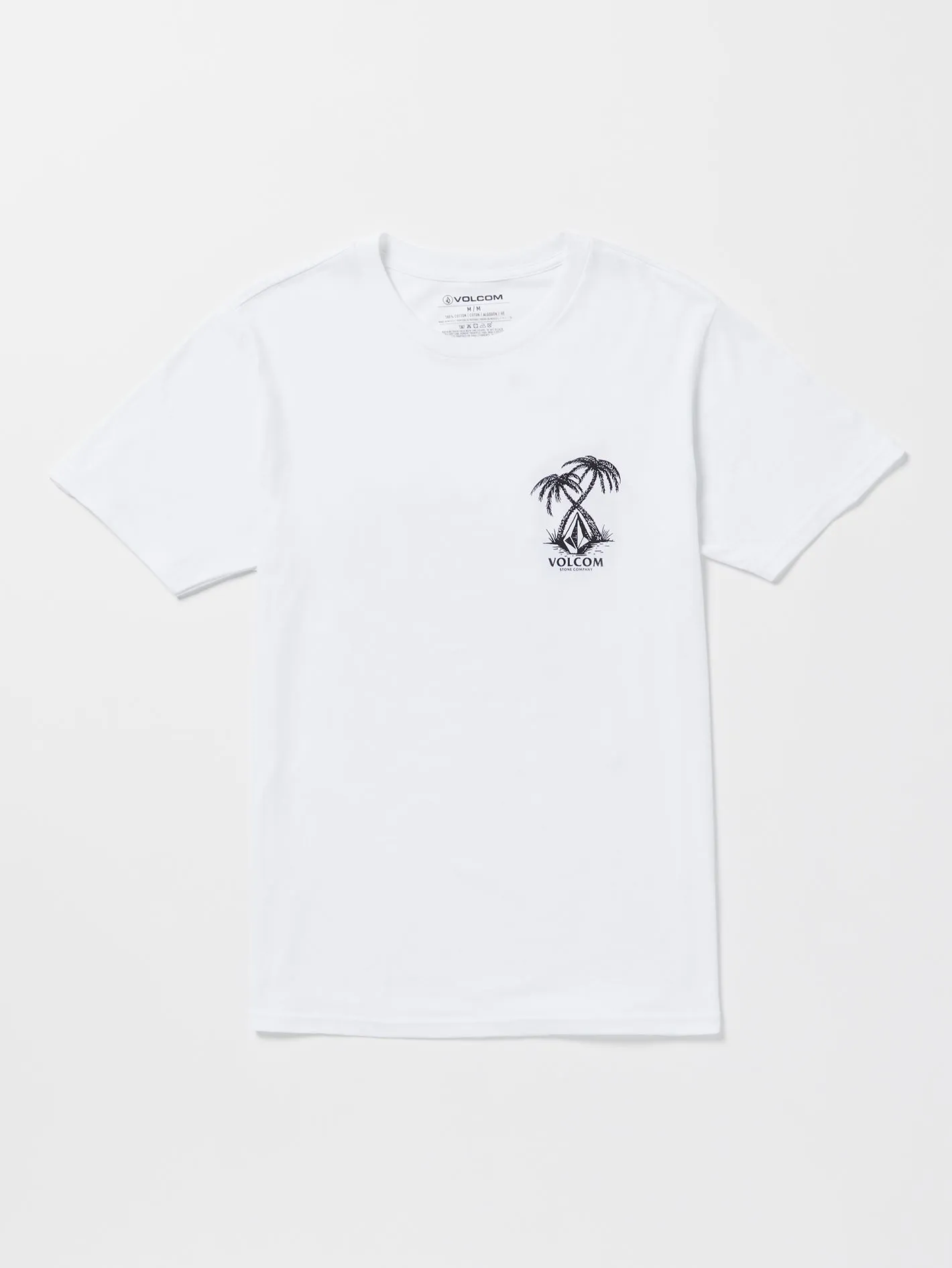 Glassy Daze Short Sleeve Tee - White sold by Volcom