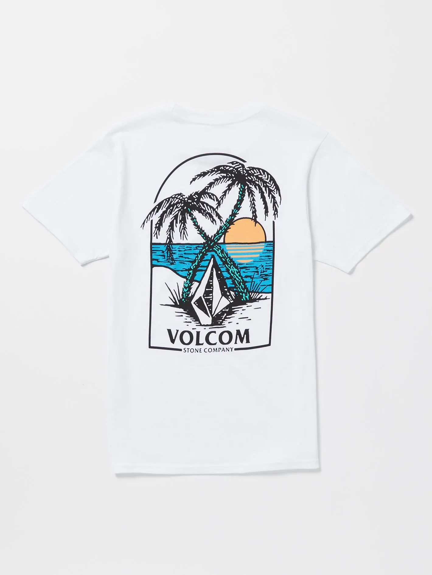 Glassy Daze Short Sleeve Tee - White sold by Volcom product image thumbnail 2